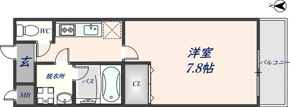 フジパレス光南町Ⅱ番館の物件間取画像